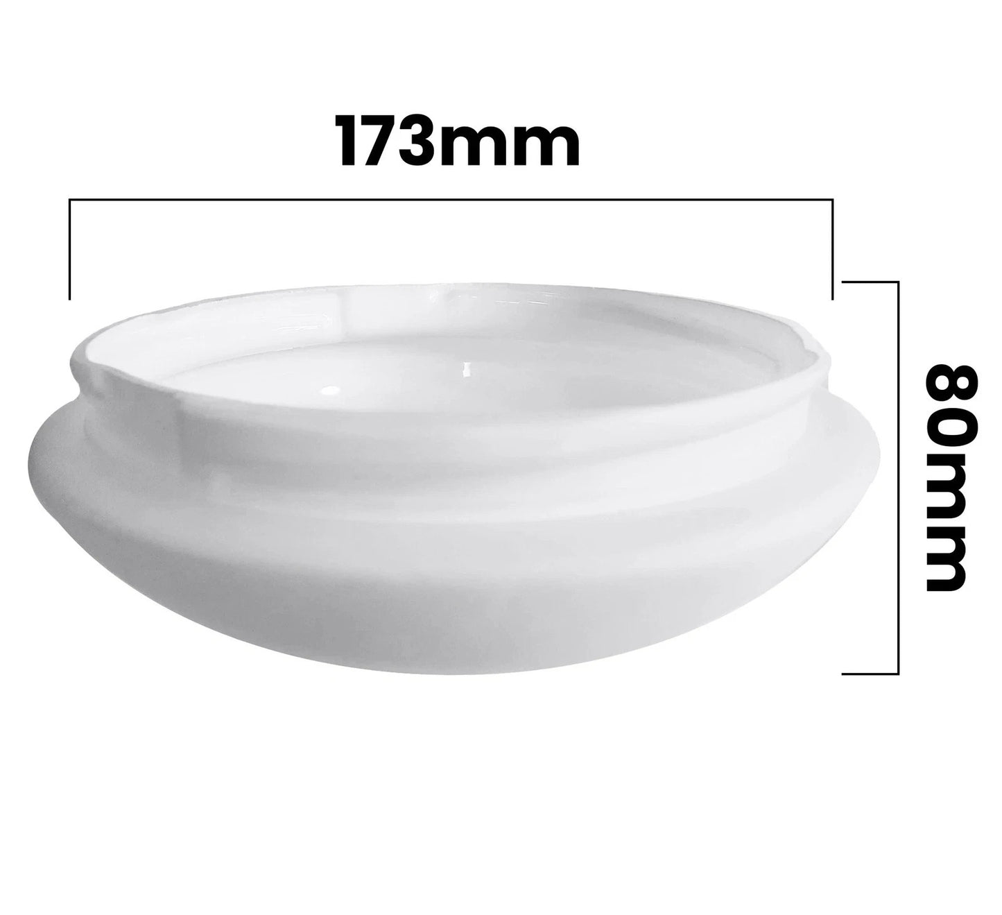 Brilliant Hornet & Tempo Ceiling Fan Replacement Glass Cover - 100012SP001
