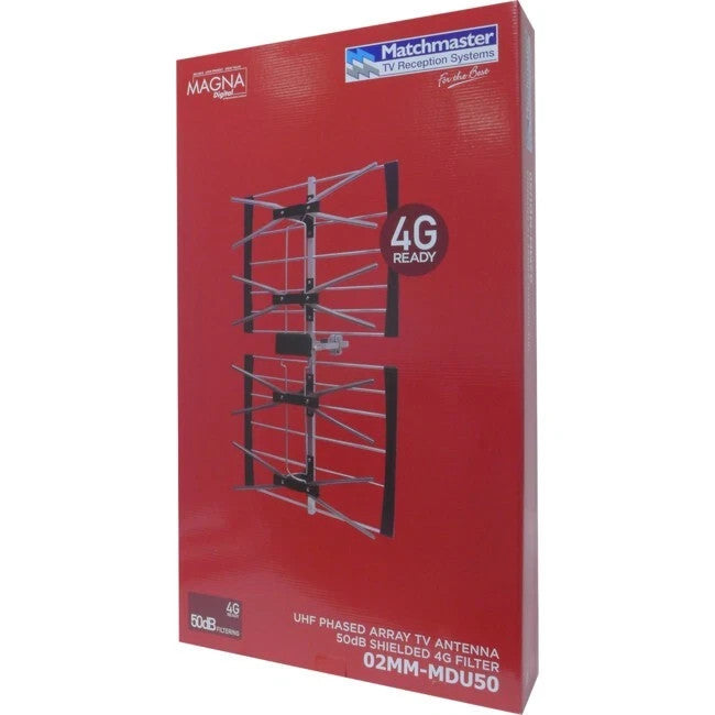 MATCHMASTER 02MM-MDU50B UHF Phased Array Antenna With 50Db 4G/5G Filter