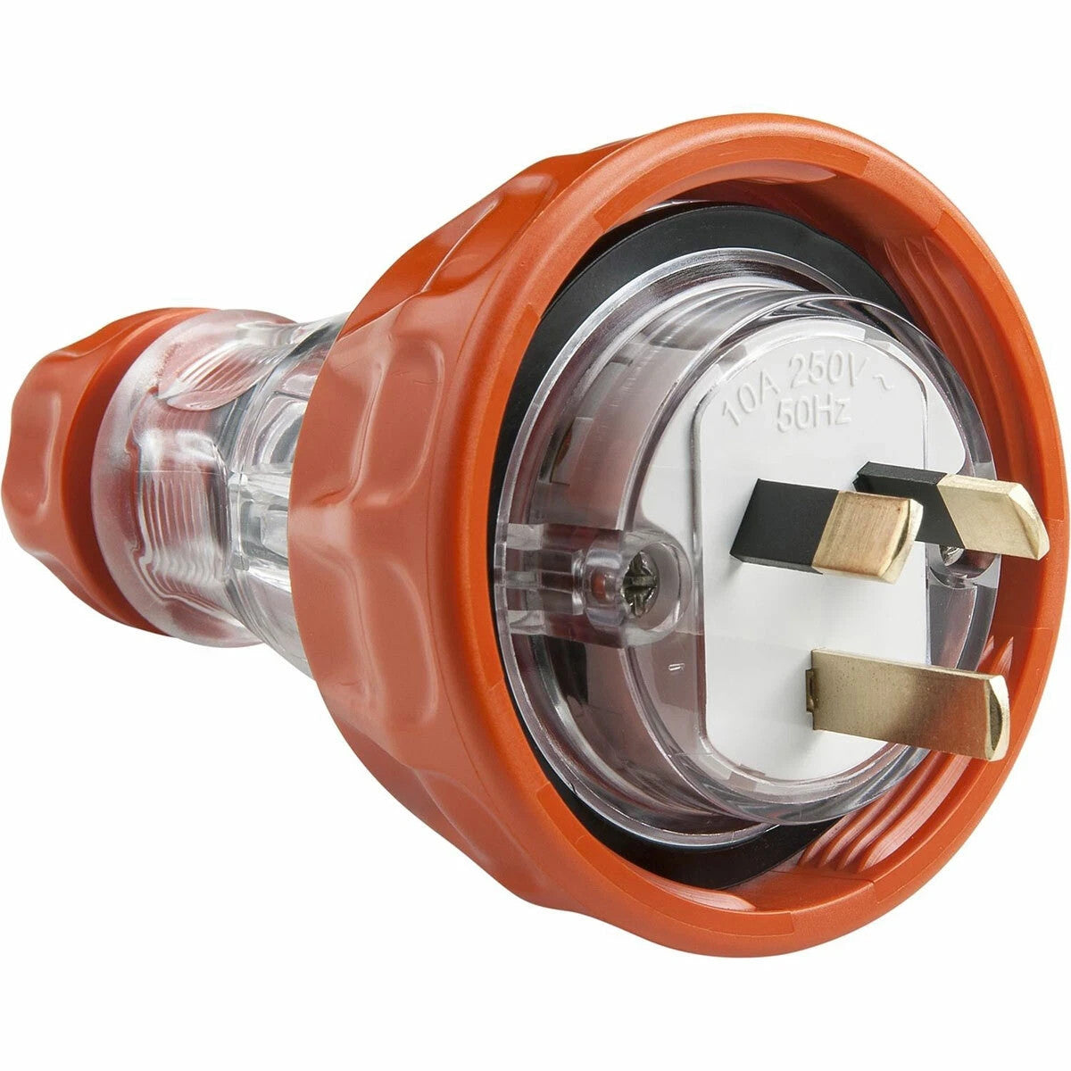 Clipsal Easy56 Flat 3 Pin 10A Straight Plug | EY56P310