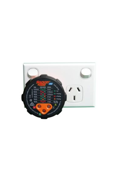 Socket and See - Mains Wiring Tester and Polarity Checker - Socket & See SOK32AU