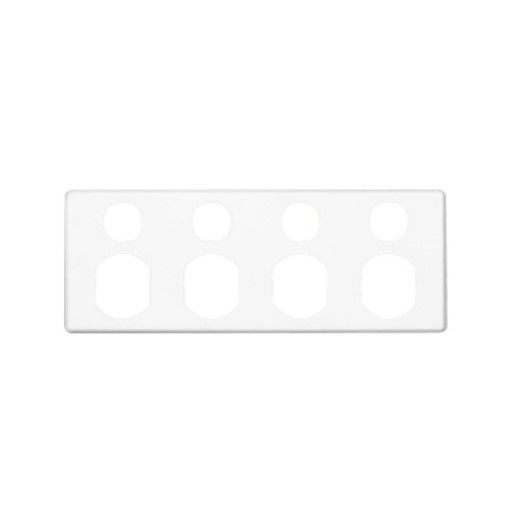 Clipsal - C2015D4CWE - COVER PLATE - White Cover only C2015D4CWE