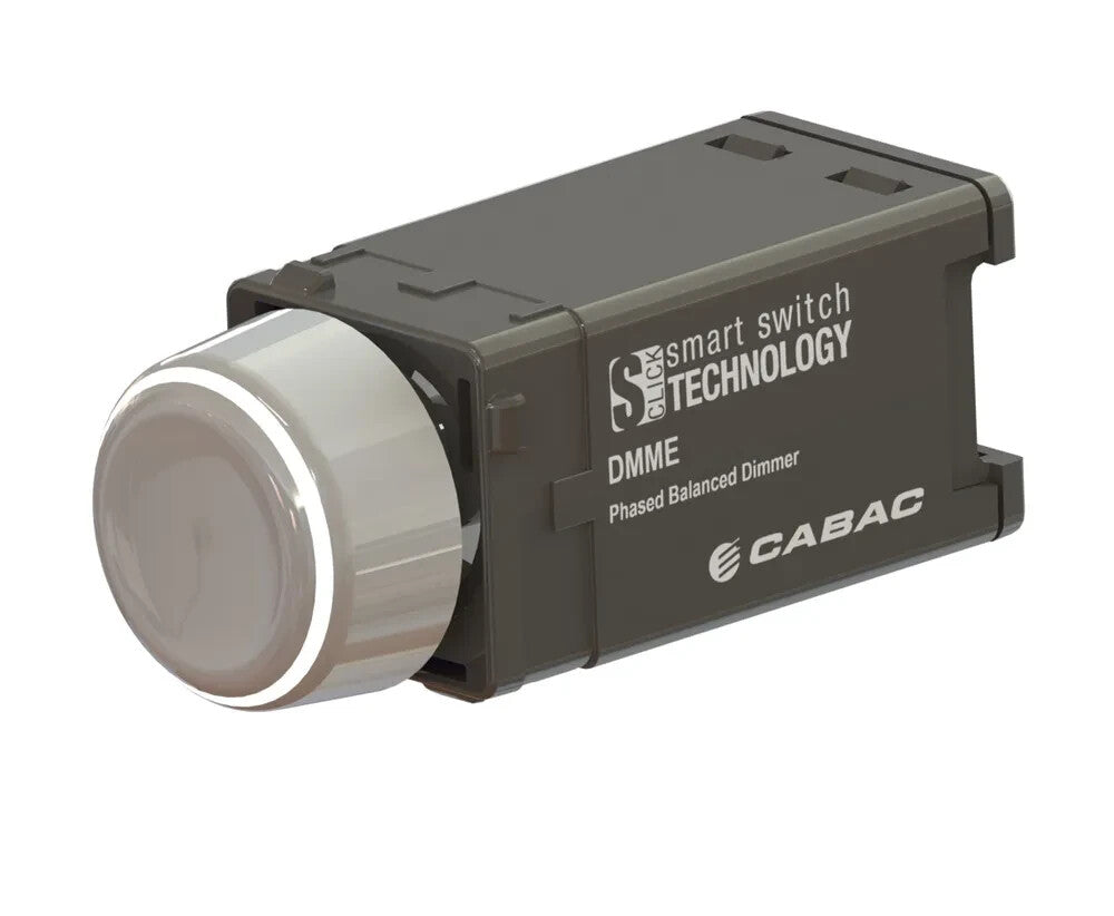CABAC S-Click Phase Balanced LED Dimmer | Rotary Dimmer - 2 Wire - DMME