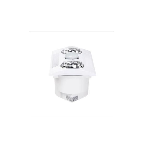 Clipsal Airflow Ensuite 3 In 1 Bathroom Heater Non-Ducted White | 6600ADS-WE