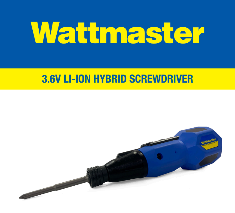 WATTMASTER 3.6V RECHARGEABLE SCREWDRIVER WITH 4 BITS WATH300Q4
