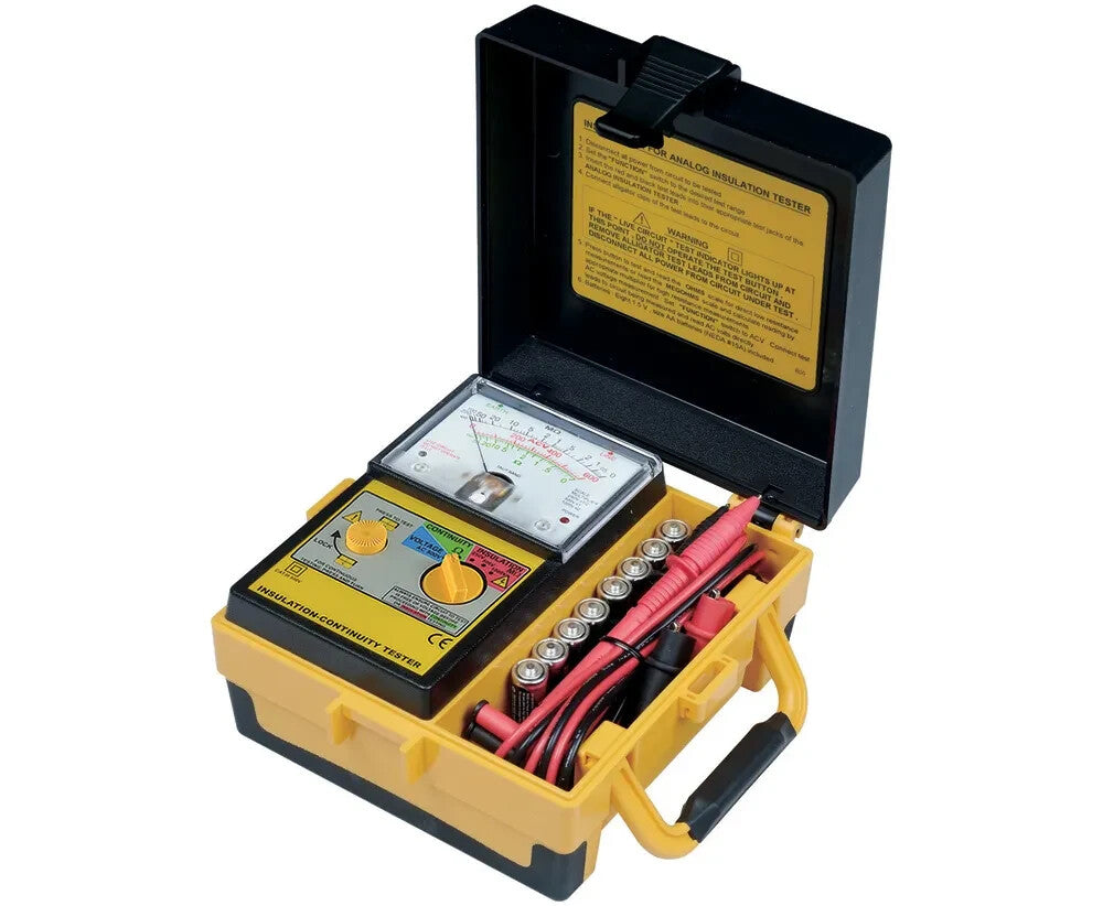 CABAC - T1800 Analogue Insulation Tester Megger - CATIII - 500V