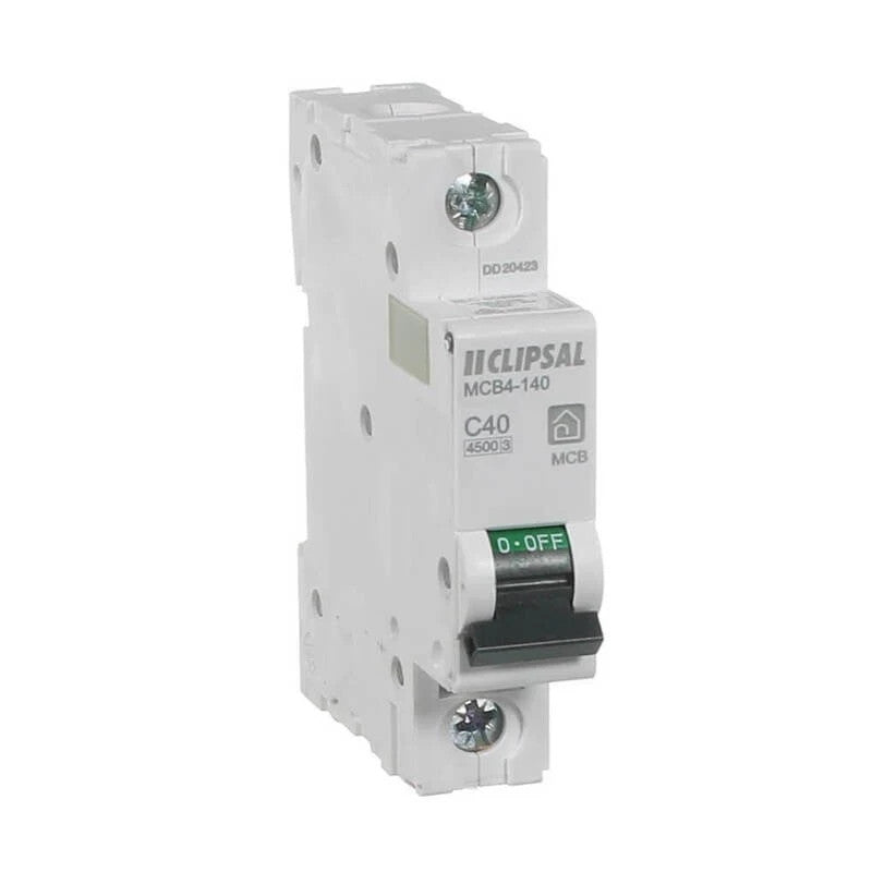 Clipsal by Schneider Electric 40amp Single Pole 4.5kA Circuit Breaker MCB4-140