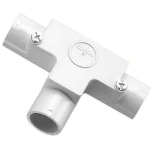 Clipsal 246/20 PVC Inspection Conduit Tee 20mm Grey