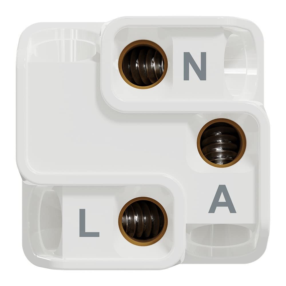 Clipsal 41E2PBSWMZ-VW Iconic Wiser Zigbee Connected Smart Switch 2AX 240V Vivid White