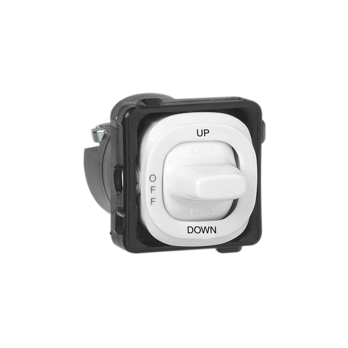 Clipsal 39MUOD-WE Up/Off/Down 3 Position Switch Mechanism White