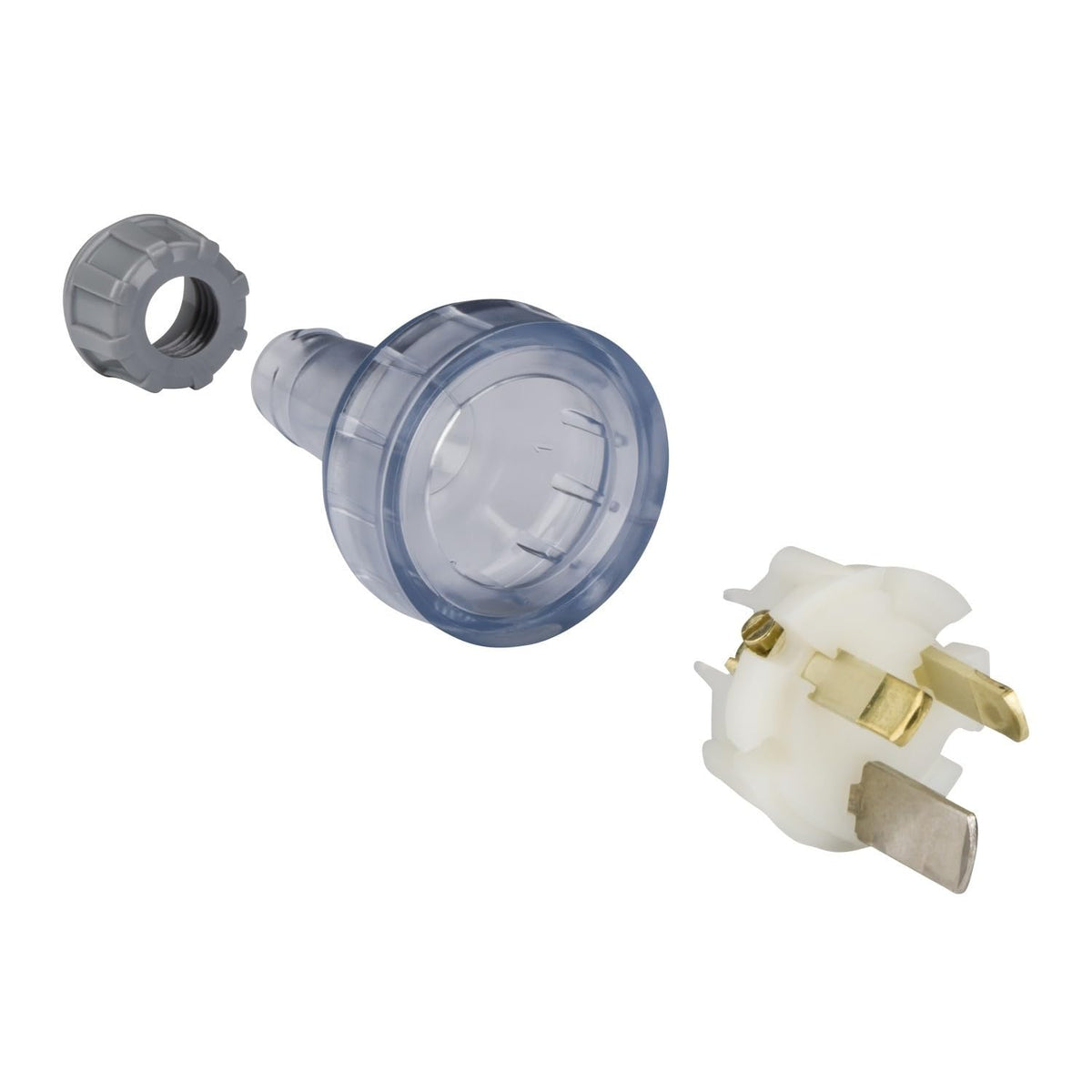 Clipsal 439S15-TR 3 Pin Plug Top 15A 250V Transparent