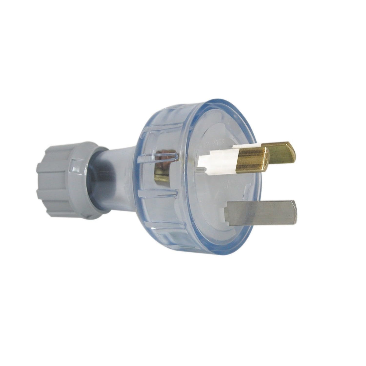 Clipsal 439S-TR 3 Pin Plug Top 10A 250V Transparent