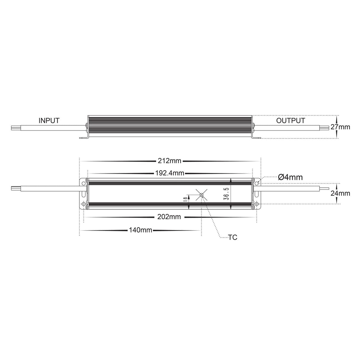Havit HV9658-12V30W Weatherproof LED Driver 12V 30W Outdoor IP66