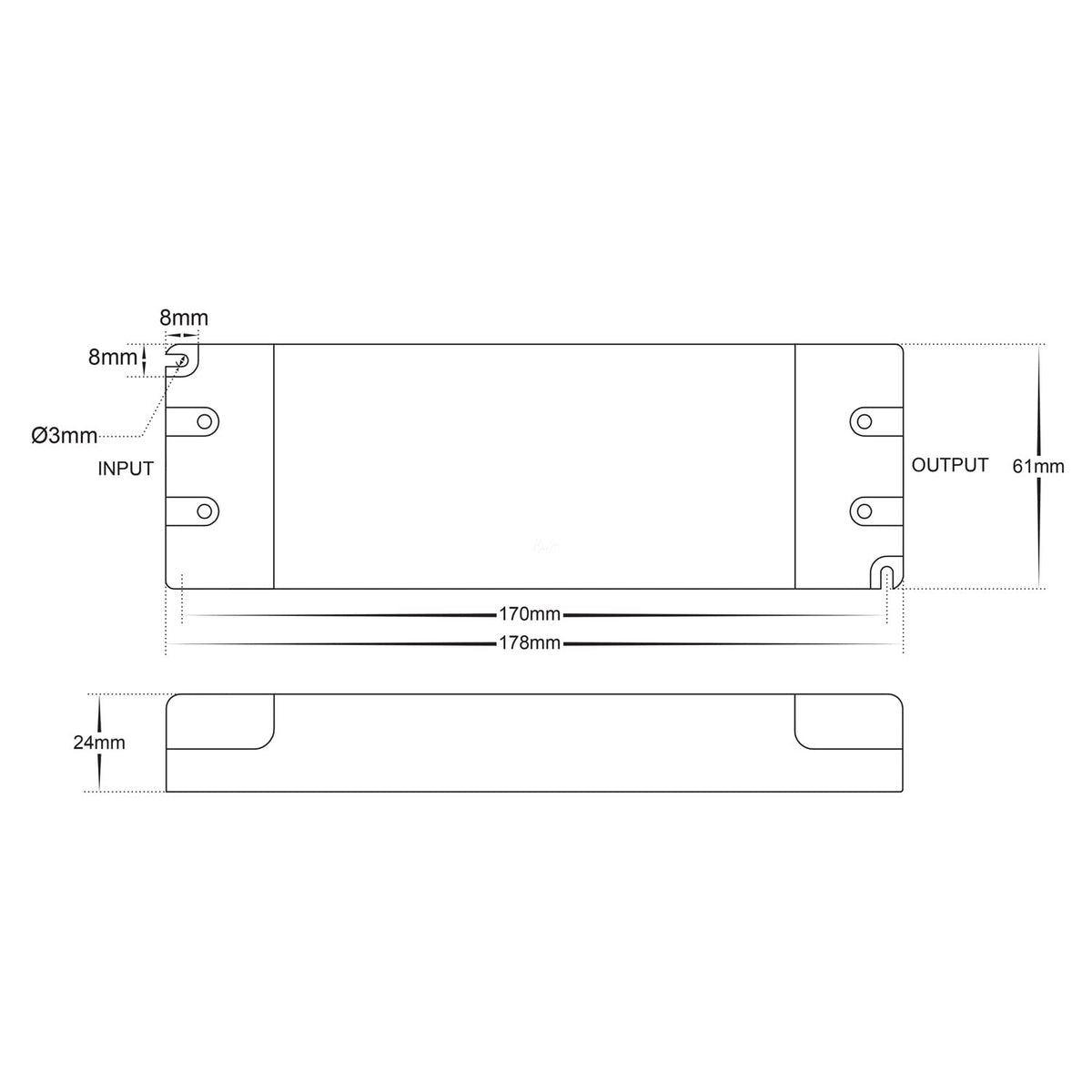 Havit HV9660-12V60W Triac Dimmable LED Driver 12V 60W Indoor IP20