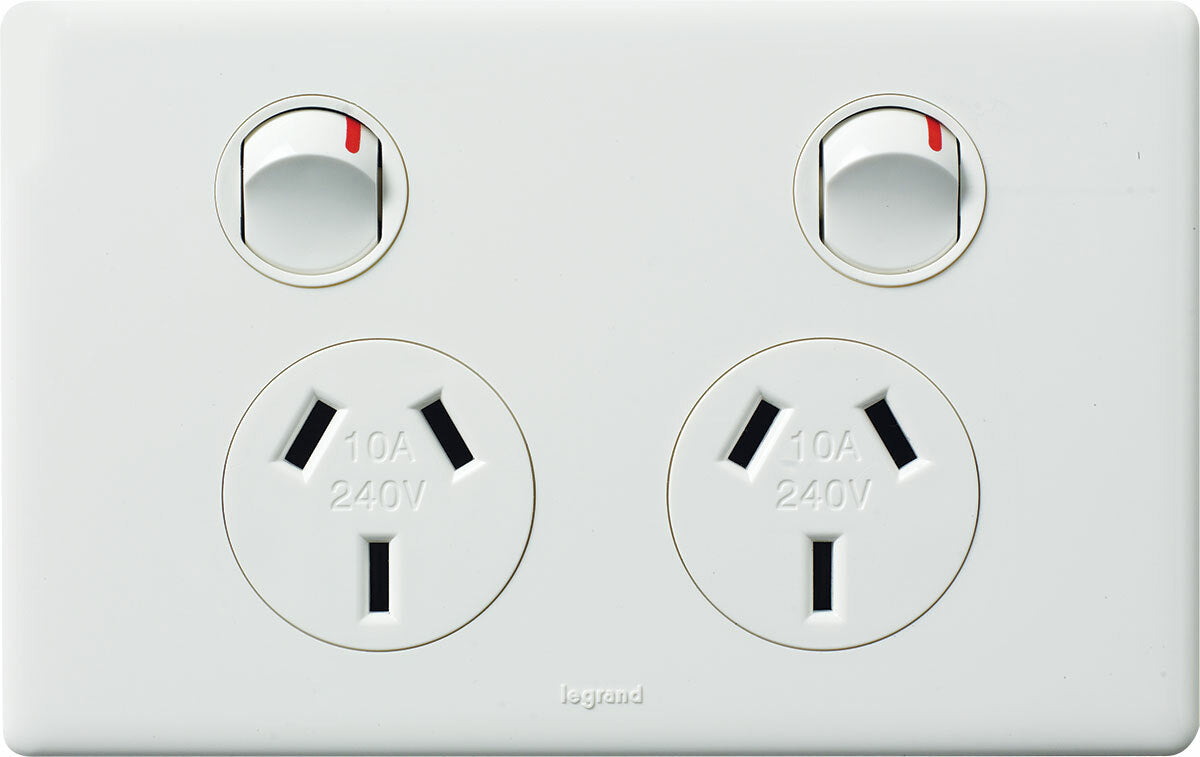 Legrand Excel Life ED777WE - Double Powerpoint 10A