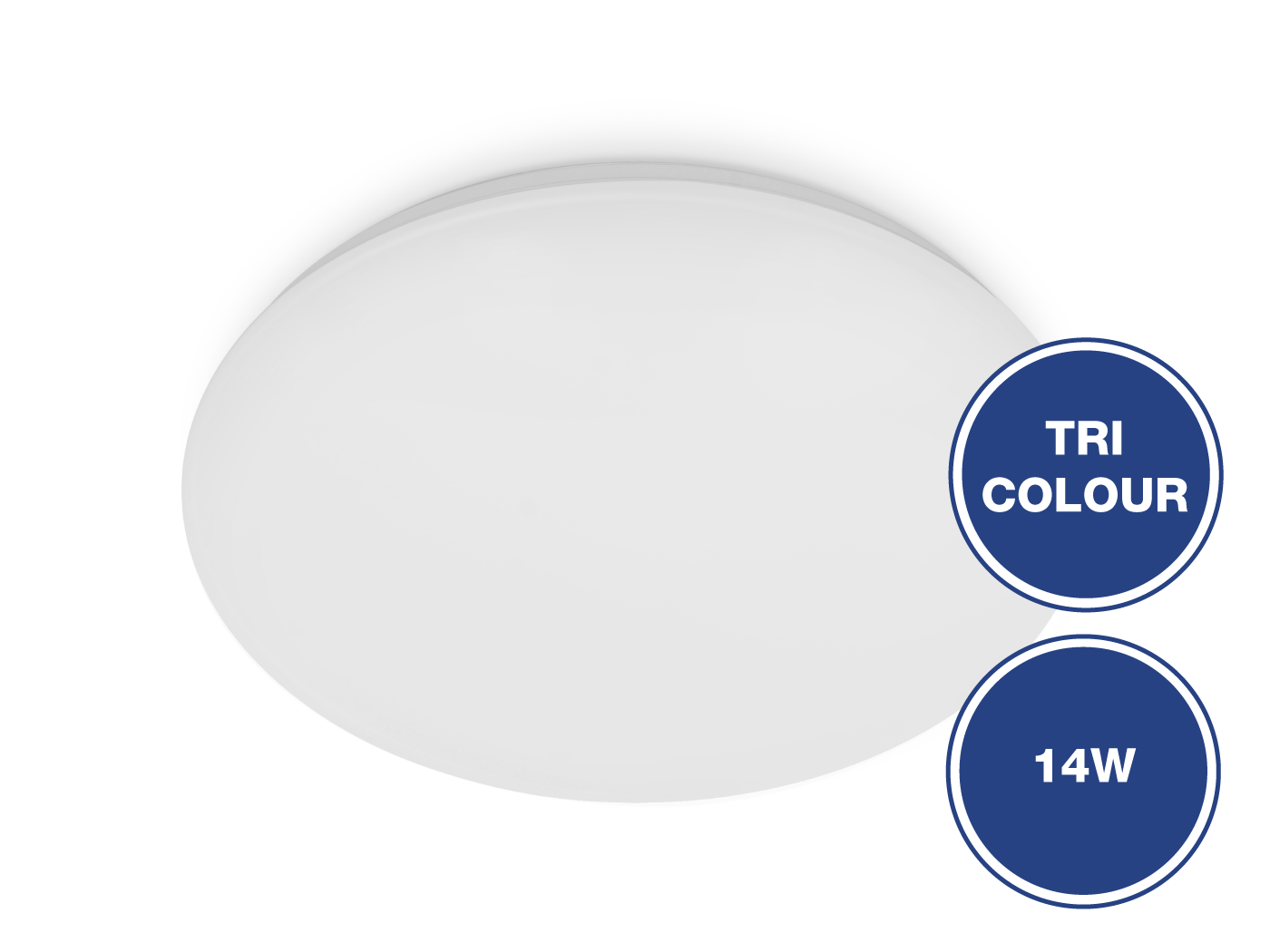 Energetic Sandy Oyster 14w Tri Colour IP54 240V Dimmable - 181003