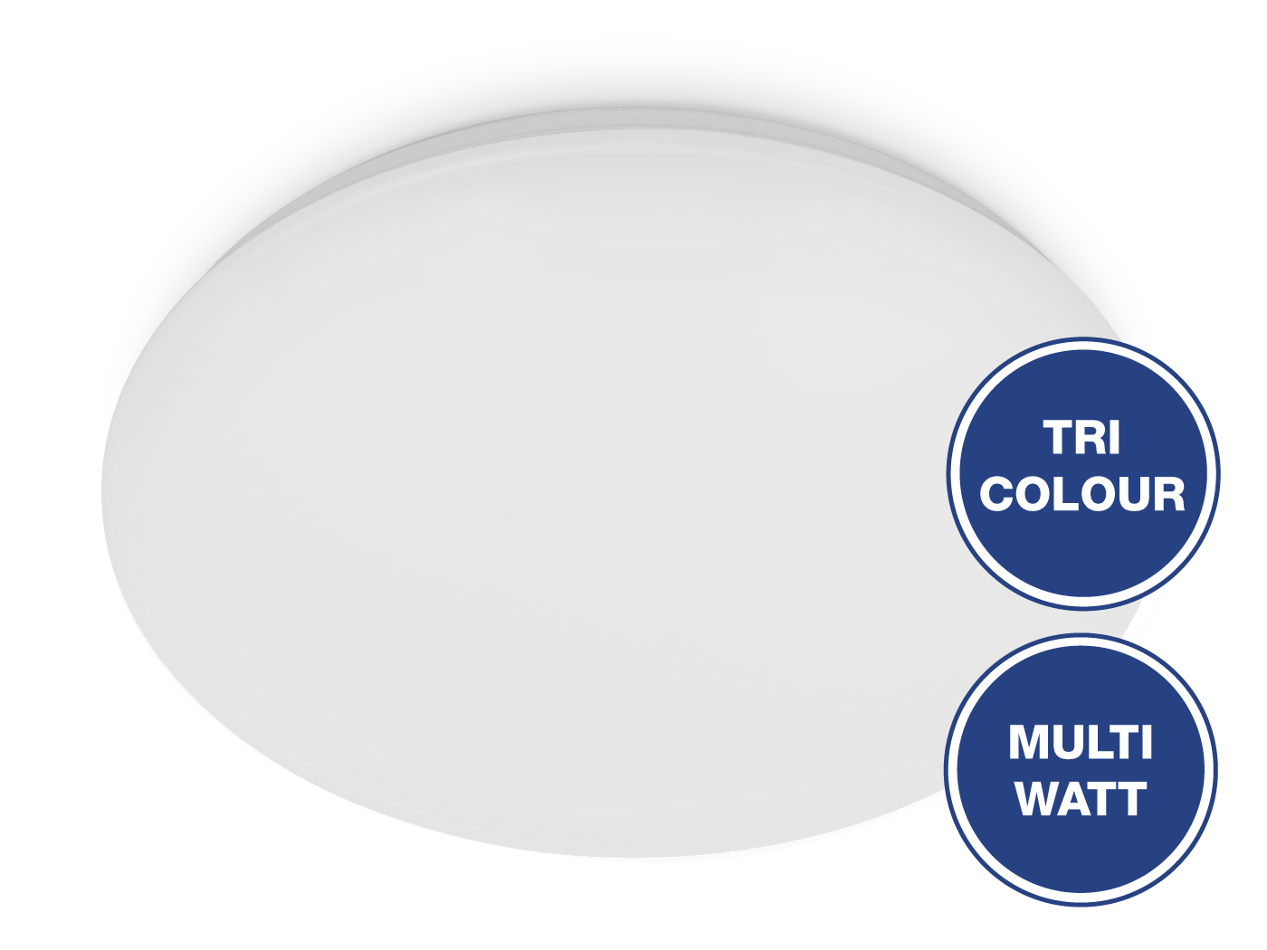 Energetic Sandy Oyster 27/17w Tri Colour IP54 240V Dimmable Multi Watt - 181004