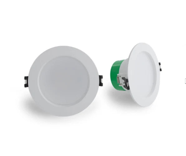 Atom Downlight AT9039/WH/TRI - 8W 880Lm Dimmable LED Tri colour 90mm - Recessed