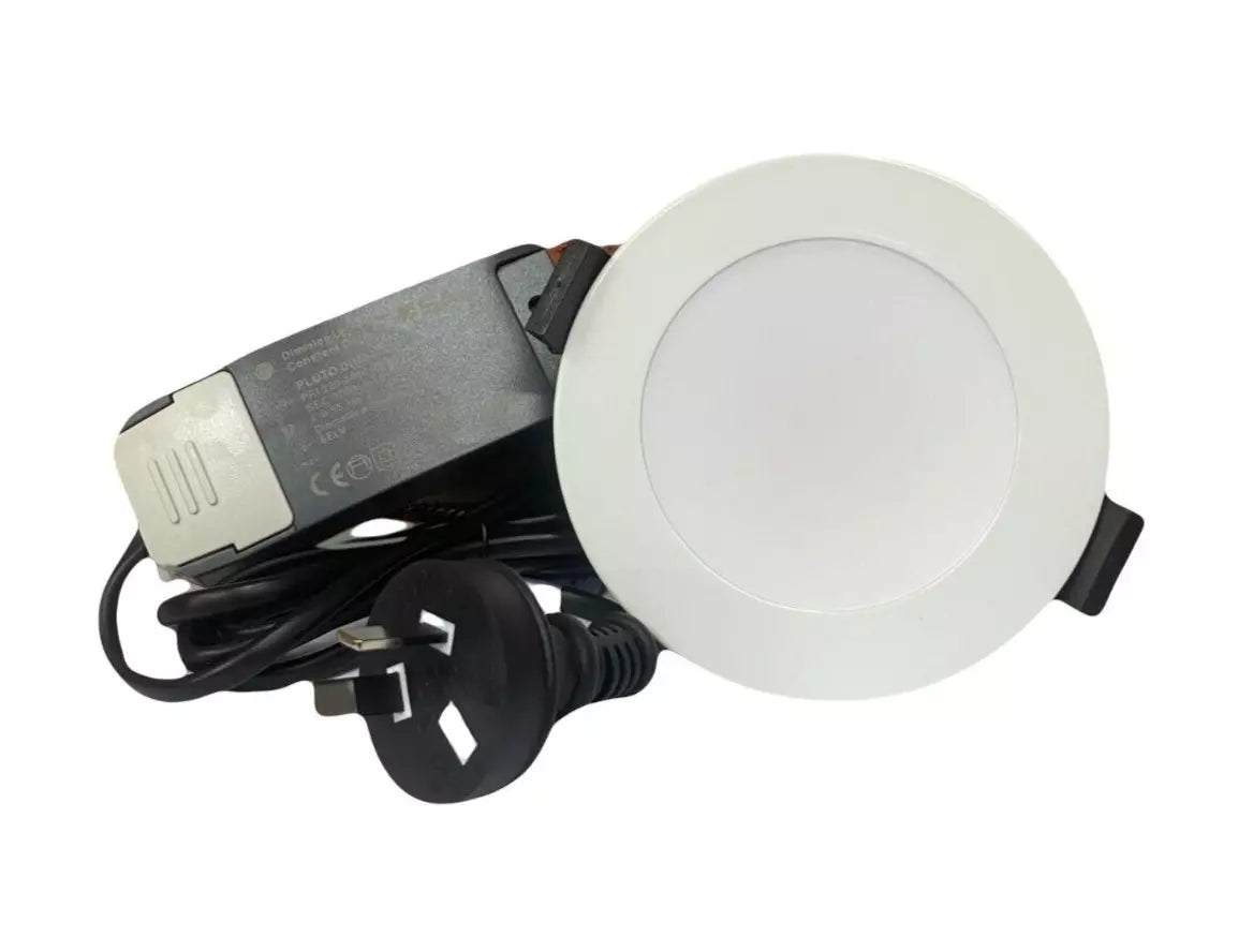 SAL Ecogem S9041TC WH - 10W Downlight Kit 92mm Cut Out TriColour Dimmable LED