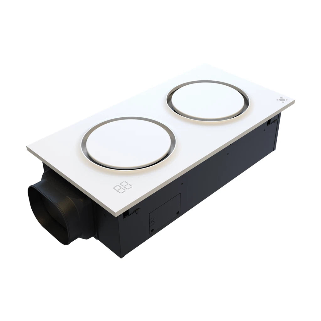 Domus Infinity 6 in 1 Premium Slimline Bathroom Heater - LED Light - Heater - Exhaust Fan