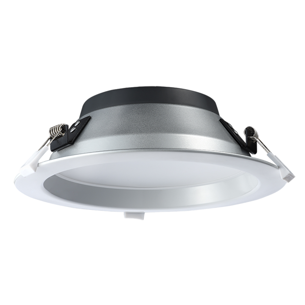 SAL Premier S9075TC/DP - 23W/30W Dual Power LED Downlight, Tri-Colour, IP64, 195mm Cut Out, White