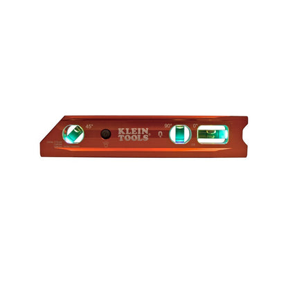 KLEIN TOOLS Aluminum Torpedo Level  High-visibility Orange 935RBLT