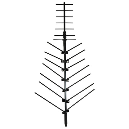 HILLS 01TBUV7F-4G  Tru-Band Metro Folding 7 Element UHF/VHF Antenna 4G Black
