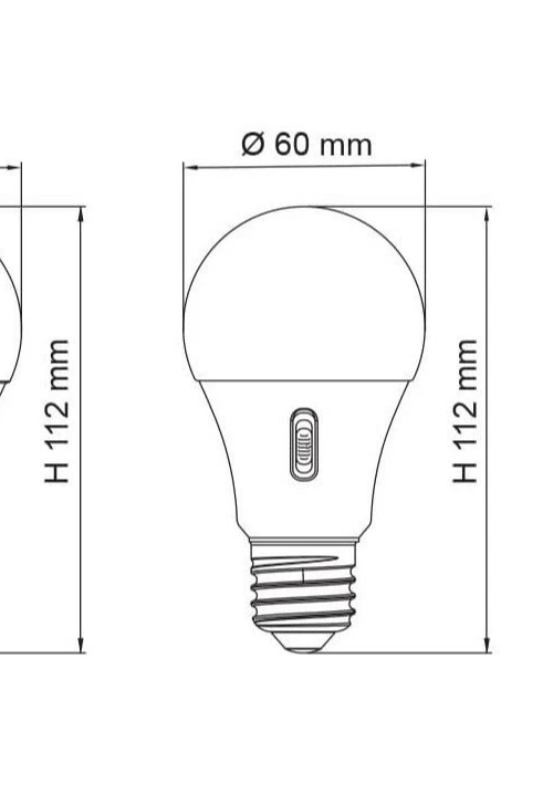 SAL  SAL LGS10TC-E27 | 10W ES GLS LED Lamp | Tri Colour 2.7K/4K/6K