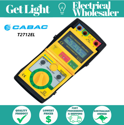 Cabac 240V LED Indication Digital RCD Tester - T2712EL
