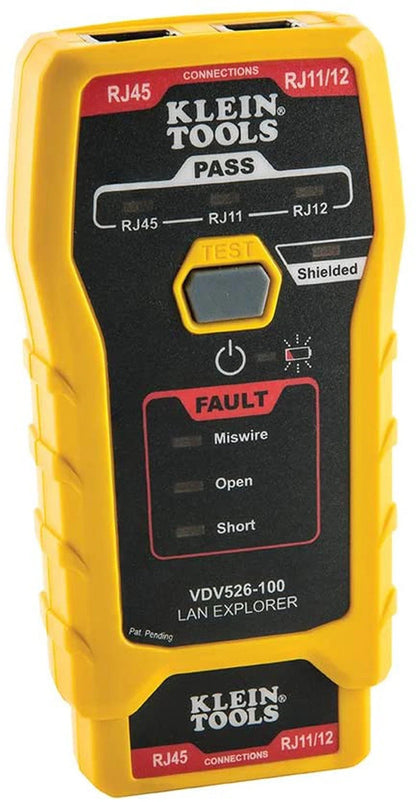 Klein Tools Network LAN Cable Tester, VDV Tester, LAN Explorer +RemoteVDV526-100