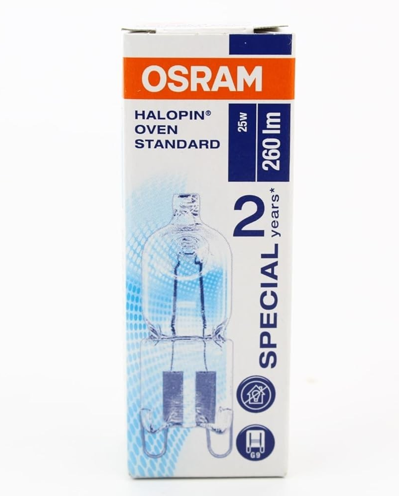 Osram Oven Halopin 66725 25 Watt Oven Lamp G9 230 V Clear