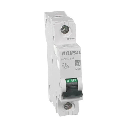 Clipsal MCB4-110 Resi Max Circuit Breaker 10A Single Pole 4.5kA