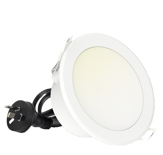10 PACK - HPM DOWNLIGHT - LDLE90TRIWE Tri-Colour - LED - 90mm Cut Out Flex&Plug