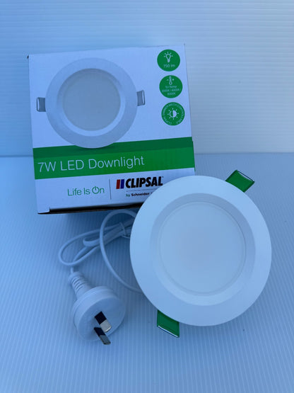 x 17 Clipsal TPDL1C3 -  7W LED Downlight TRI COLOUR - WHITE