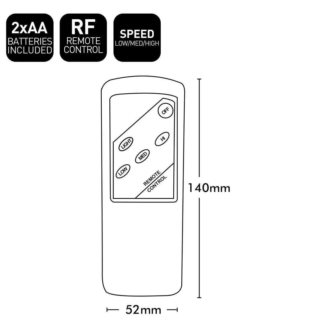 BASIC Fan Remote