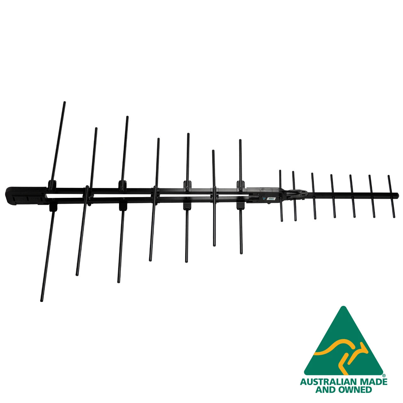 HILLS 01TBUV7F-4G  Tru-Band Metro Folding 7 Element UHF/VHF Antenna 4G Black