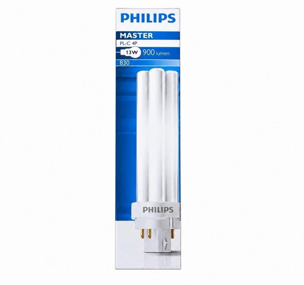 Philips Master PL-C 13W/830 4P 900lumens PHLPLC13W8304P