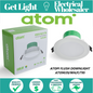 Atom Downlight 8 Watt 90mm Dimmable White AT9039/WH/F/TRI                  FLUSH