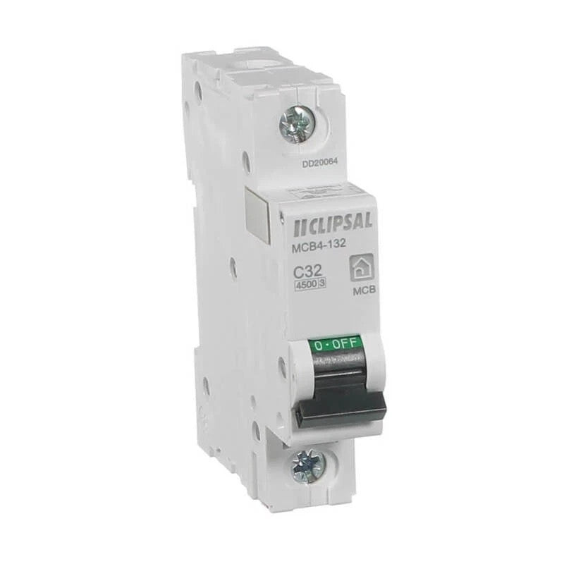 Clipsal by Schneider Electric 32amp Single Pole 4.5kA Circuit Breaker MCB4-132