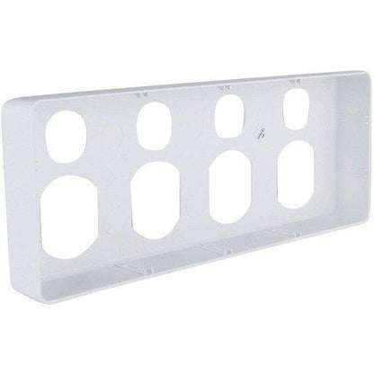 Clipsal - C2015D4CWE - COVER PLATE - White Cover only C2015D4CWE