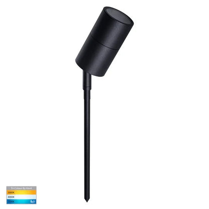Havit Lighting HV1427T - Tivah Black TRI Colour LED Garden Spike Light  HV1427T