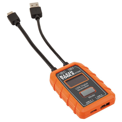 KLEIN TOOLS ET920 USB-A USB-C Digital Voltage Current Power Meter