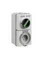 Clipsal Easy56 Flat 3 Pin 15A Switched Socket  EY56C315