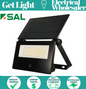 SAL  SAL SSIF3000DL/BK | SALRAY 3000 LED Solar PIR Floodlight IP65 6500K 17.5W