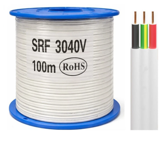 ELECTRA 4mm Twin & Earth 3 Core Electrical Cable Wire TPS CUT TO SIZE
