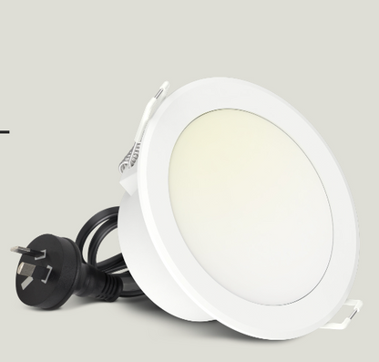 24 PACK - HPM DOWNLIGHT - LDLE90TRIWE Tri-Colour - LED - 90mm Cut Out Flex&Plug
