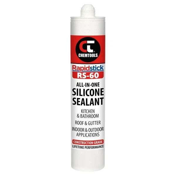 QTY 1 Rapidstick RS-60 All in one Silicon Sealant Clear 300ml 8-RS60CL-300
