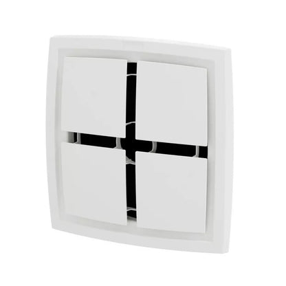 Clipsal Airflow Square Fascia Ductable Ceiling Exhaust Fan White - CEF40N-WE