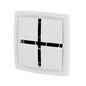 Clipsal Airflow Square Fascia Ductable Ceiling Exhaust Fan White - CEF40N-WE
