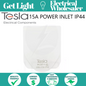 15A Power Inlet IP44 | White | Tesla (5 Year Warranty, SAA Approved)