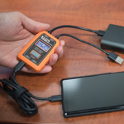 KLEIN TOOLS ET920 USB-A USB-C Digital Voltage Current Power Meter